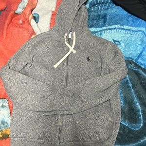 Polo zip up hoodie
